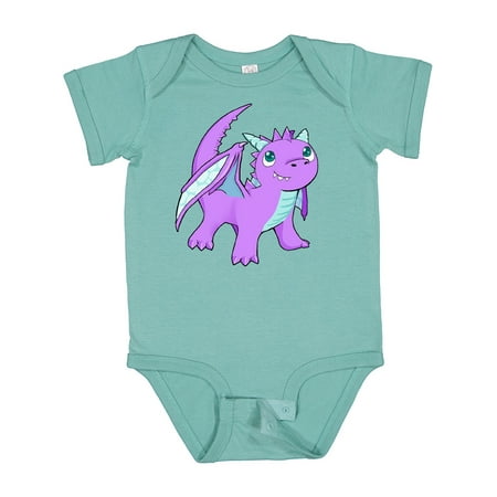 

Inktastic Cute Baby Purple Dragon Gift Baby Boy or Baby Girl Bodysuit