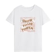 thumbnail image 1 of Camiseta de mujer Salvador con cuello redondo ropa deportiva suave para uso diario XL, 1 of 7