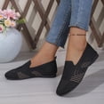 thumbnail image 7 of Bkhluea Women Breathable Knit Slip-On Flats Lightweight Comfortable Footwear For Daily Travel Outdoor Activities, 7 of 7