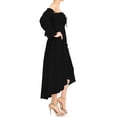 thumbnail image 4 of Fashion Womens Casual Long Sleeve Renaissance Peasant Boho Off Shoulder Maxi Beach Sundress, 4 of 5