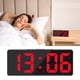 thumbnail image 2 of ¡Liquidación! ¡Mitad de oferta! Reloj despertador digital LED de escritorio con pantalla grande de 3 pulgadas, modo de temperatura USB, 12/24 horas, pequeño reloj de escritorio para dormitorio, 1, 2 of 5