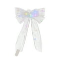 thumbnail image 2 of Wedding Led Gauze Bow Colorful Spring Summer Winter Christmas Tree Decorating Wreath Glitter Bow Decoration, 2 of 2