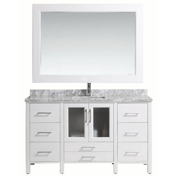 Design Element Stanton 60" Single Sink Bathroom Vanity Set ...