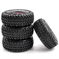 thumbnail image 2 of Car Tires with Wheel Rims Replacement for 110 -4 Axial SCX10 90046 90047 CC10Car, 2 of 6