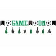 Soccer Corner Kick Banner Set 2 Per Pack Pennant 10' x 6" Tassel 10' x 7"