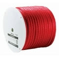 thumbnail image 2 of Wellington P7240S00200R01S Solid Braided Poly Derby Rope  Red, 2 of 2