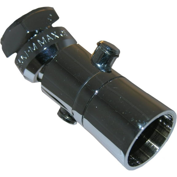 LASCO 08-2545 2 Gallons Per Minute with Flow Control Water Saver Shower Head, Chrome Plated Brass