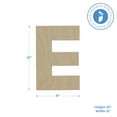 thumbnail image 2 of Wooden Letter E Cutouts 12", Pack of 5 Wooden Letters for Wall Decor, Home Decor, Crafts, and Party Decorations by Woodpeckers, 2 of 5