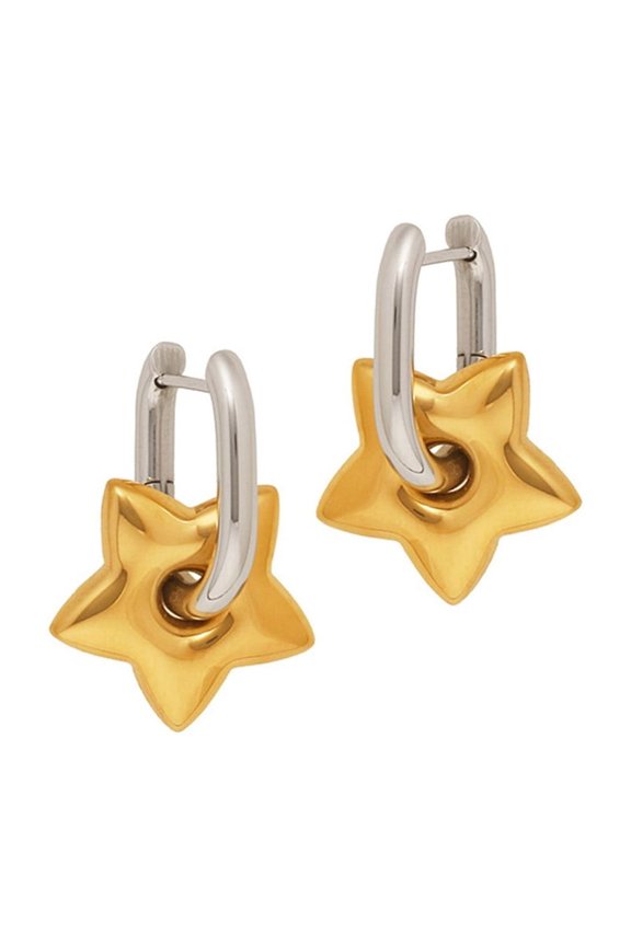 Unique Star Drop Earrings Statement Jewelry Elegant Dangle Earrings Statement Earrings for Modern Youthful Women