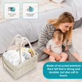 thumbnail image 4 of Cute Castle Baby Diaper Caddies 2 Pack Oatmeal, 4 of 5