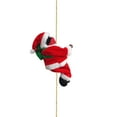 thumbnail image 5 of Santa Claus Musical Climbing Rope,Animated Electric Santa with Light & Music, Climbs Up and Down, Battery Operated Christmas Tree Ornament for Xmas Home Party Decoration, 5 of 6