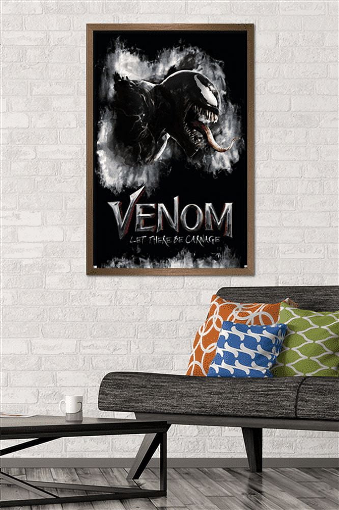 Marvel Venom: Let There be Carnage - Profile Wall Poster, 22.375" x 34", Framed