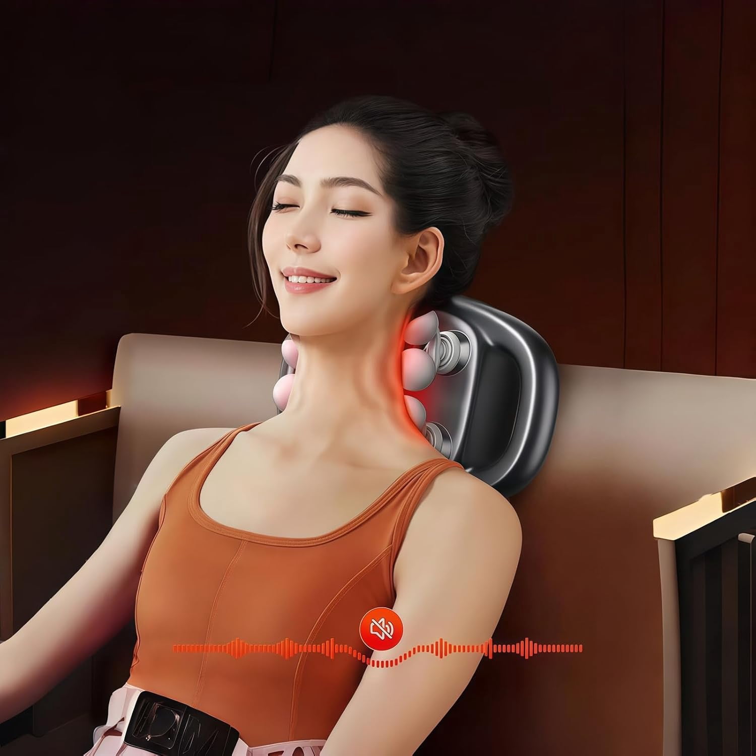 Deep Tissue Massage Gun with 3 Modes & 30 Intensities, Portable Quiet Percussion Massager for Legs, Waist, Back, Neck