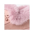 thumbnail image 3 of SIMANLAN Womens Shoes Wide Width Winter Slip On Mocassins Slippers Bowknot Cottom Booties Plush Lined Pink 7.5, 3 of 6