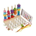 thumbnail image 1 of Juego de juguetes de secuenciación de cuentas de madera Strade Fareast Limited juguetes Montessori, 1 of 8