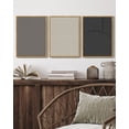 thumbnail image 5 of SHENIFY Mid-Century Modern Wall Art Minimalist Abstract Boho Neutral Line Wall Decor Geometric Artwork Kitchen Dining Room 11x14in3pcs Natural Framed, 5 of 5