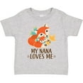 thumbnail image 3 of Inktastic My Nana Loves Me Grandchild Cute Fox Boys or Girls Toddler T-Shirt, 3 of 5