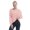 Pink, variant on DPOIS Women's Casual Long Sleeve Mesh Blouse Performance Shirts Top