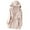 Beige, variant on Lightweight Jacket for Women Mid-Length Hooded Trench Coat Full Zip Drawstring Girdling Windbreaker Fall Winter Overcoats