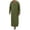 Green, variant on Mens Kaftan Thobe Long Sleeve Loose Casual V Neck Hooded Linen Robe Long Gown with Pockets Arabic Robe