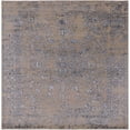 thumbnail image 1 of Ahgly Company Machine Washable Indoor Square Industrial Modern Puce Purple Area Rugs, 8' Square, 1 of 1