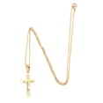 thumbnail image 3 of Cross Necklace, Metal Material Cross Pendant Chain  For Jewelry Making For Daily Wear, 3 of 8