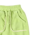 thumbnail image 5 of LIaqionyy Girls Fleece Pants Fuzzy Elastic Waist Baggy Sweatpants Soft Wide Leg Casual Loungewear with Pockets, 5 of 7