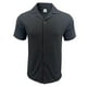 thumbnail image 3 of Blusa y camisa de manga corta con cuello vuelto para hombre, estilo casual de verano, de color liso, con solapa y botones, de manga corta, 3 of 5