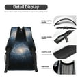 thumbnail image 4 of Yiaed The Galaxy Print School Backpack College Backpack Daypacks for Students High School Spacious and Durable Daypack for Work and Travel-One Size, 4 of 6