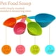 thumbnail image 2 of Juego de 4 cucharas medidoras de alimentos para mascotas, cuchara para perro, cuchara de alimentación para gatos JM, 2 of 5