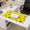 thumbnail image 3 of Long Mouse Pads for Desk,Yellow Dinosaur Plant Pattern Desk Mats on Top Of Desks, Desk Mouse Pad Extra Large with 3mm Non-Slip Base and Stitched Edge for Gaming,Office,Work,Home 31.5"x15.7", 3 of 6