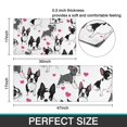 thumbnail image 7 of Pug and Love Heart Kitchen Rugs Sets Of 2,Anti Fatigue Kitchen Mat Rugs Non Slip Washable,Decorative Kitchen Floor Mats for Kitchen,Sink,Laundry,17"x30"+17"x47", 7 of 7