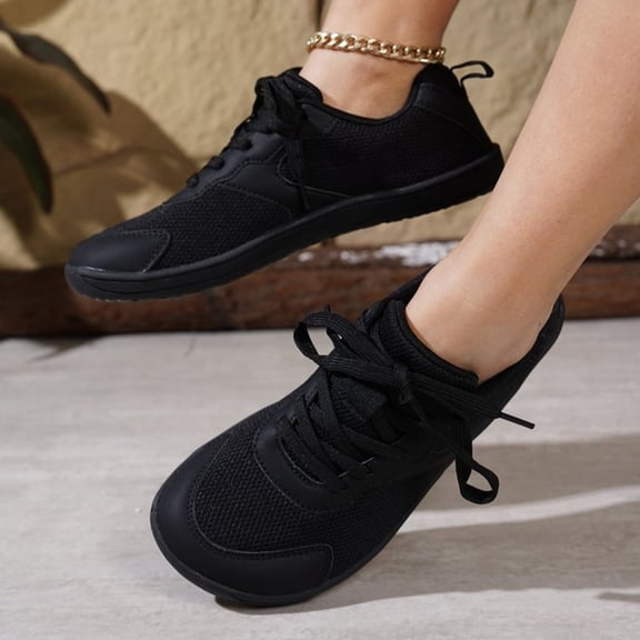 Willtoo Womens Wide Toe Barefoot Sneakers Mesh Breathable Slip On Walking Shoes Zero Drop Running Sneakers Non Slip Casual Shoes