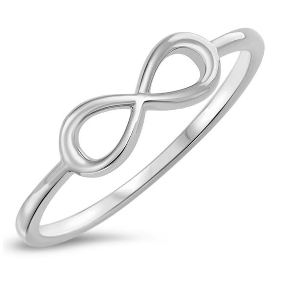 Sterling Silver 925 Infinity Forever Ring