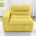 thumbnail image 2 of Modern Yellow Comfort Floor Chair - For Living Room, Bedroom, Office Couch High Foam Filled, 2 of 4
