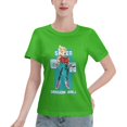 thumbnail image 1 of Women's Basic Short Sleeve T-Shirt Super Saiyan, 1 of 6