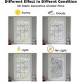thumbnail image 4 of Window Film Privacy Rainbow Static Window Cling 3d Decorative Decals 90*100, 4 of 4