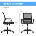 thumbnail image 4 of BestOffice Ergonomic Office Chair, Lumbar Support, Swivel Rolling for Men, Women(Black), 4 of 7