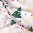 thumbnail image 2 of Kingrest 4PC Luxury Deep Pocket Full Christmas Sheet Set Fit 16", 100% Organic Cotton Breathable Super Soft Full Size Sheet Set, Luxury Hotel Style Home Decor Full Bed Sheet Set, Gift for Women, Men, 2 of 9