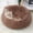 Brown, variant on Pet Winter Sleeping Bag Round Calming Dog Bed Soft Warm Plush Nest Portable Pet Bed Cushion for Small Dogs Cats Anti Anxiety Sleeping Bag Washable Cozy Pet Bedding Indoor Travel Use