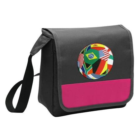 World Soccer Lunch Bag Ladies or Girls World Cup Fan Cooler Bag