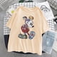 thumbnail image 1 of Camiseta de Disney para hombre y mujer, camiseta de Mickey, marido, esposa, linda pareja, Tops casuales Harajuku de manga corta, 1 of 5