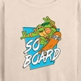 thumbnail image 3 of Teenage Mutant Ninja Turtles - So Board - Women's Lightweight French Terry Long Sleeve Shirt, 3 of 5