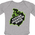 thumbnail image 4 of Inktastic Mountain Biking Future Mountain Biker Boys or Girls Long Sleeve Baby Bodysuit, 4 of 5