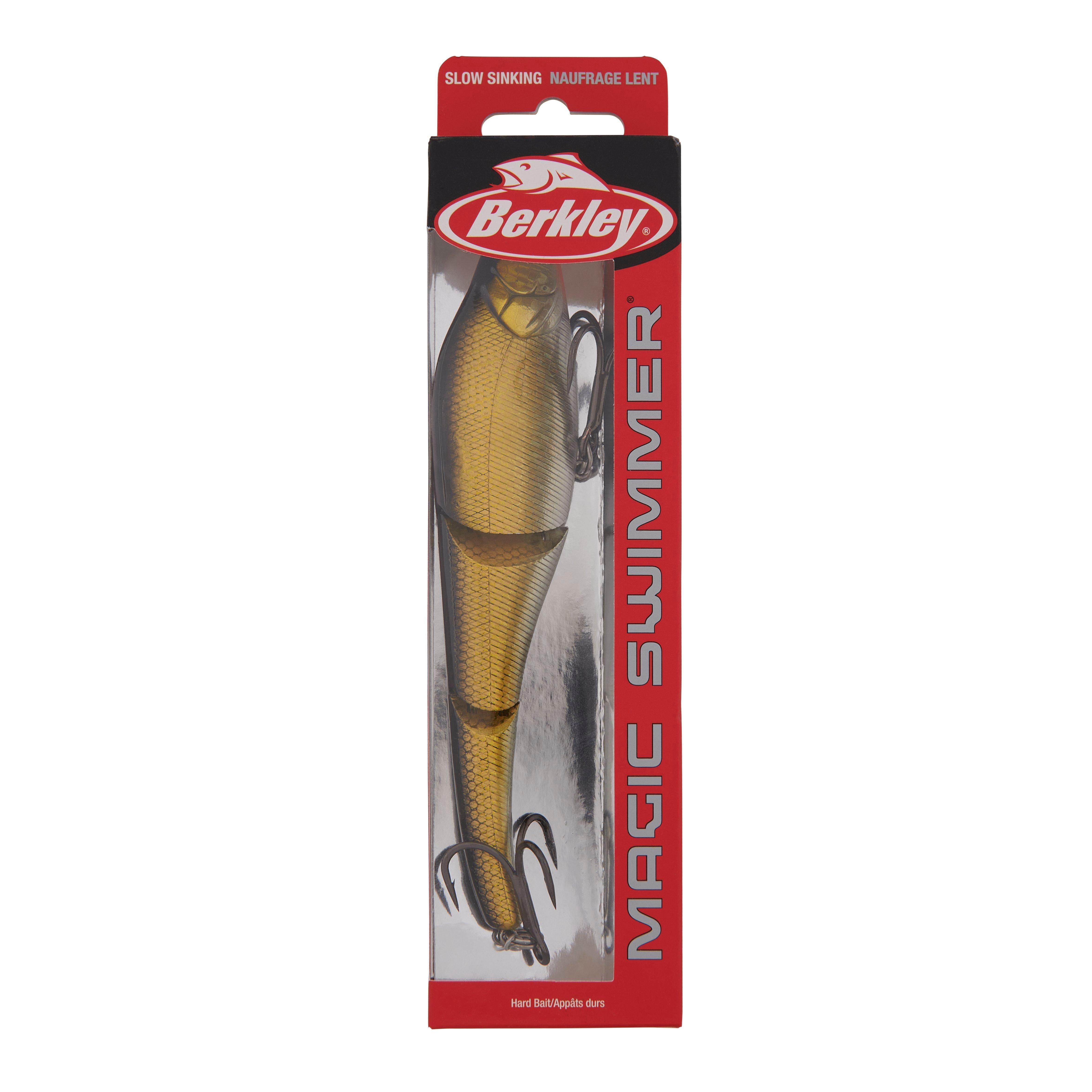 Berkley Magic Swimmer Fishing Lure, 1 5/8 oz, Nat Golden Shiner