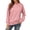 Pink, variant on Vedolay Cute Tops for Women Women's 2023 Fall Fashion 2023 Long Sleeve Pullover Tops Casual Crewneck Sweatshirts,Pink XL