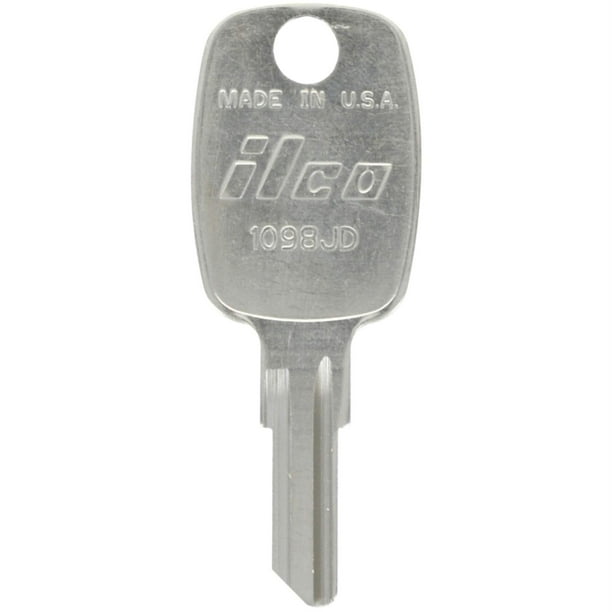 Llave en Blanco Hillman KeyKrafter 2049 1098JD de un Lado