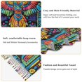 thumbnail image 5 of FORMRS Womens Scarf Winter Soft Long Big Warm Shawls Wrap Tassel Scarves, Abstract Eagle, 5 of 9