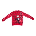 thumbnail image 1 of Suéter Navideño Disney Ugly Sweater Talla G The Night Before Christmas Unisex Manga Larga Rojo, 1 of 4