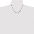 thumbnail image 4 of Diamond2Deal 14K Yellow Gold 2.25mm Semi Solid Diamond-cut Rope Chain Necklace for Women 18", 4 of 6